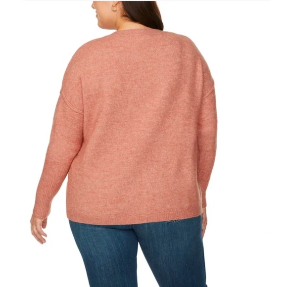 Legendary Outfitters Ladies' Cozy Knit Sweater Heather Rose Crewneck Sweater XXL - Picture 4 of 7